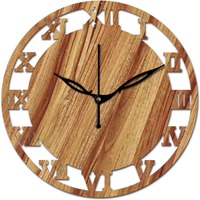 Analog 30 cm X 30 cm Wall Clock (Beige, Without Glass, Standard)