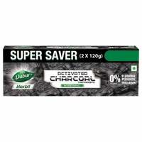 Dabur Herb'l Whitening Activated Charcoal ( pack of 2 )Toothpaste and More Toothpastes