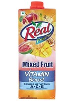 Grocery : Real Mixed Fruit Vitamin Boost - Source of Vitamin A, C & E  (1 L) 39 + 2 SC