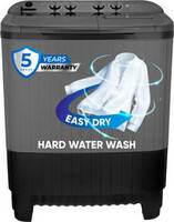 realme TechLife 8.5 kg 5 Star rating Semi Automatic Top Load Washing Machine Grey, Black  (RMSA855NNNDG)