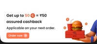 Get upto ₹50 Assured Cashback on food orders - Magic pin App ( Maybe account specific)