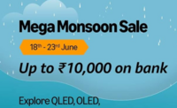 Amazon Mega Monsoon TV's Sale - Up To 69% Off + Up To ₹10,000 Off on Bank Credit Cards (SBI, HDFC & More)