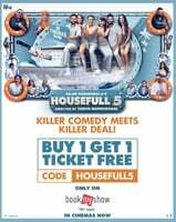 Buy 1 Get 1 Ticket Free of Housefull 5 