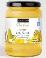 Kapiva A2 Milk Desi Ghee 500ml + get free 0.25g kesar + get kapiva coins