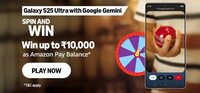 Samsung Galaxy S25 Ultra Spin and Win : Win up to ₹10,000