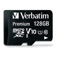 Verbatim 44085 Micro SDXC UHS-1 Memory Card 128GB with Adaptor | for Tablet, Camera, Smartphone, Mobile, Laptop | Data Storage, Backup, Photos, Music, Video