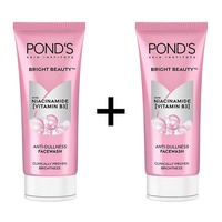 
Pond's Bright Beauty Anti-Dullness Facewash With Vitamin B3 150 g X 2 Combo