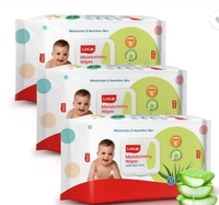 Loot LuvLap Paraben Free wipes for baby with Aloe Vera, 72 wipes/pack with Lid  (216 Wipes  (buy with 5 quantity with 88+95 supercoins with free delivery)