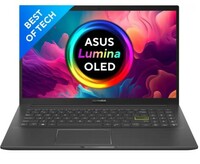 ASUS VivoBook K15 OLED AMD Ryzen 7 Octa Core AMD R7-5700U - (16 GB/512 GB SSD/Windows 11 Home) KM513UA-L712WS Thin and Light Laptop  (15.6 Inch, Indie Black, 1.80 Kg, With MS Office)