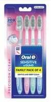 Oral-b Sensitive Toothbrush 4-Pack @ 87