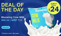 Moowing cow milk 500 ml ₹ 24