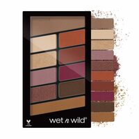 Wet n Wild Color Icon Eyeshadow 10 Pan Palette, Rose In The Air, Matte, Shimmer, Satin Finish
