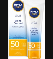 NIVEA Sunscreen - SPF 50 Shine Control, UVA UVB, Lightweight  (50 ml)