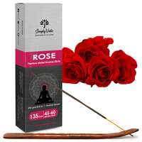Simply Vedic 135‑Stick Rose Incense + Holder (250 g) At Just Rs.299