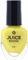 Juice SHINE High Gloss, Chip Resistant, Gel Effect, Upto 80% more pigmented NailPolish Lemon Yellow