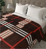 Flipkart Perfect Homes Checkered Double Coral Blanket for AC Room (DOUBLE BLANKET)