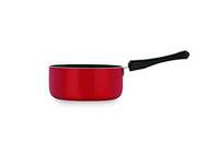 Nirlon Non Stick Aluminium Milk/Sauce Pan-1.8 Litre, Gas Stove Compatible Only, RED Rs. 410