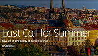 Etihad Euro-Summer Sale -Up to 25% off flights to Paris, Milan, Munich, and more this summer