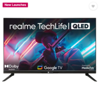 realme TechLife CineSonic 80 cm (32 Inch) QLED HD Ready Smart Google TV 2025 Edition with Dolby Audio, HDR10 (32HDGQRWSQQ)