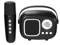  XECH Karaoke Mic with Speaker for Singing – Wireless Dual Mic Set with Voice Changer | Retro Bluetooth Karaoke Speaker for Kids, Adults | Birthday Gift for Boys, Girls, Men, Women 