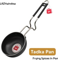 Superior Quality 100% Pure Iron Tadka Pan 12 cm diameter 0.3 L capacity (Iron, Induction Bottom)