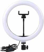 Planetoid 10" ring light with 2.1 meter tripod stand light stand video stand Ring Flash  (Black)