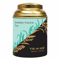 TE-A-ME Jasmine Green Tea Loose Leaf Tin - 50gm | Herbal Jasmine Green Tea