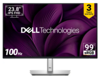 DELL 60.96 cm (24 inch) Full HD IPS Panel 99% sRGB, 250 nits brightness , 3H Hardness, Gray-To-Gray (Fast mode)