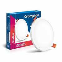 Crompton Star Lord | Recessed Ceiling Lights | 5W | Round | Warm White | for False Ceiling Installation 