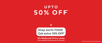 Marks & Spencer - Up to 50% Off + Shop Worth Rs.3500 Get Extra 10% Off