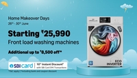 Amazon Home Makeover Days - Upto 50% off on Refrigerators, Washing Machines & more + 10% off using SBI Cards (26th-30th June)