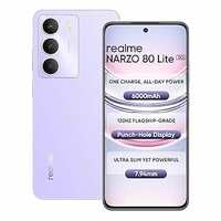realme NARZO 80 Lite 5G (Crystal Purple, 6GB+128GB) | 6000mAh Long-Lasting Battery Apply ₹700 coupon