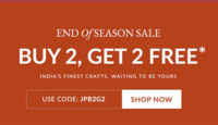 Jaypore End Of Season Sale - Buy 2 Get 2 Free 