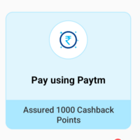 Paytm : Assured 1000 Cashback Points on Recharge & Bill Payments (Account Specific)
