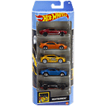 Hot wheels Vehicles Set 1:64 Scale - Gift For Collectors & Kids Ages 3 Years Old & Up, Assorted, 5 pcs