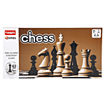 Funskool Black & White Chess Board - The Classic Strategy Game, 63 mm King, 1 pc