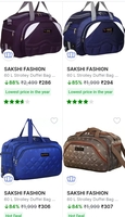 SAKSHI FASHION Strolley Duffel Bag , starting from 286
