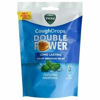 Vicks Double Power Cooling Menthol Cough Drops 25 pcs

