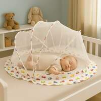 Apply 500 coupon: Kidsmate Foldable Baby Mosquito Net | Lightweight Bottomless Net for Infant Bed