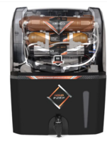 Kinsco Aqua Punch 15 L RO + UV + UF + Copper + TDS Control Water Purifier with Prefilter  (Black)
