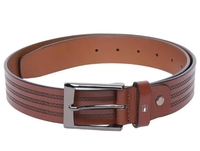 TOMMY HILFIGER Men Casual Brown Genuine Leather Belt(664+35 supercoins)(Size 40)