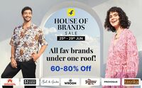 Flipkart House of Brands Sale : 60-80% off on Fashion (25th - 29th jun)