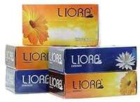 Liora Facial Tissue 100 Pulls 200 Sheets Per Box- Set of 5 (Multicolor)