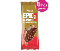 Instamart: Amul Gold Epic Almond Ice Cream Stick (pack of 6)