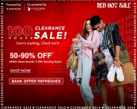 Ajio - 100 Hours Clearance Sale - 50-90% Off + 10% Off with SBI Credit Card