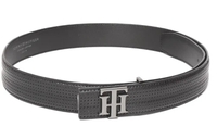 TOMMY HILFIGER Men Casual Black Genuine Leather Belt