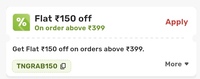 Tata Neu x Bigbasket - Get ₹150 off on orders above ₹399 (User specific)