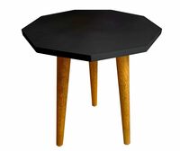 UHUD CRAFTS - Mid Century Plant Stand  (Black) (Wood)