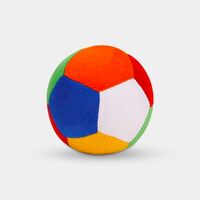 Pack of 2 EITHEO Plush Soft Toy Ball for Baby and Kids - Super Soft Ball for Safe and Joyful Play(12cm)(Multicoloured)