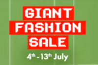 Ajio Giant Fashion sale : Upto 90% off on Fashion, Personal Care & More